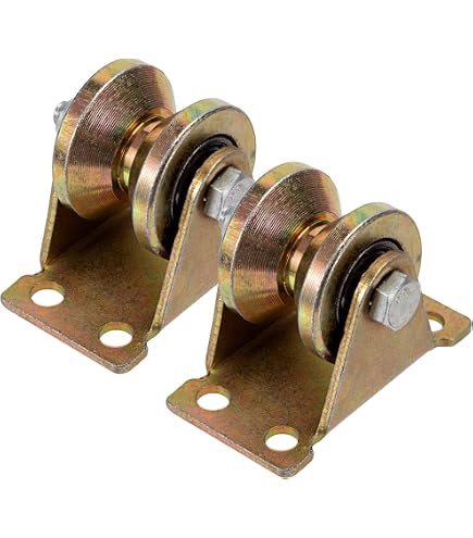Set 4 Pulegge Con Cuscinetti A Sfera - Carrucole Per Sollevamento, Carico 100kg, Rotazione 360° - Per Fune, Tende, Palestra
