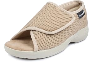 Aerosoft Reha-Sandale Stretch 14 Damen Herren Klettverschluss Weite G-H rutschhemmend