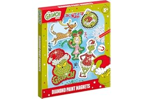 Totum The Grinch Diamond Paint Magnets, Green