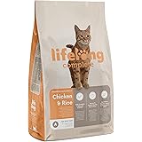 Marchio Amazon - Lifelong - Complete Alimento secco completo per gatti adulti ricco in pollo e riso, 1 Confezione da 3kg
