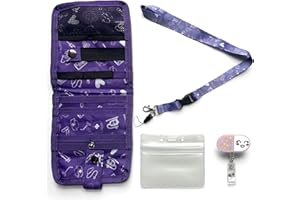 TSF ALL FOR ALL Salvabolsillos Enfermería + Llavero Extensil para Tijeras Enfermería + Lanyard Portatarjetas identificación.