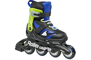 Rollerblade Microblade 2025 Rollers en Ligne Noir/Bleu