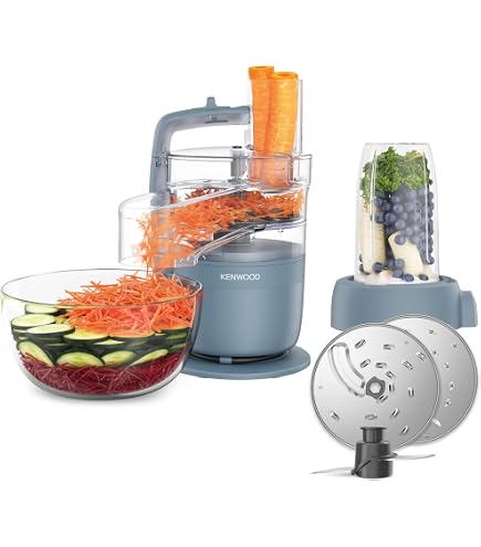 Kenwood FDP22.130RD MultiPro Go Collection Food Processor, Clay