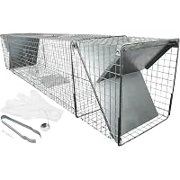 Super Stabile Lebendfalle 105x34x42 Cm – Für Marder, Fuchs, Waschbär & Mehr