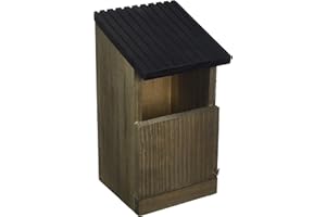 Gardman A04380 Nichoir pour Rouges-Gorges Bois Naturel 13,5 x 12 x 24 cm