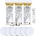 ImpressionZ Premium Cotton Rounds for Face (300 Count) – 100% Pure Natural Cotton Pads, Hypoallergenic, Lint-Free Makeup Remover, Toner & Cream Applicator for Sensitive Skin