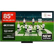 TCL 85 Smart Tv Premium QD-MiniLED Google TV, Dolby Vision IQ, Ai