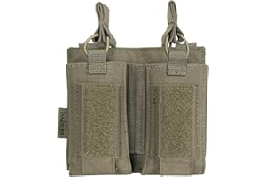 EXCELLENT ELITE SPANKER Custodia a Cielo Aperto per Caricatori Singoli/Doppi/Tripli Molle per M4 M14 M16 AK AR Elastico per Caricatori per Sacchetto Pistola Mag