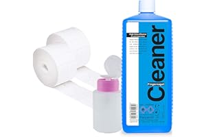 ICP-NAILCARE GMBH ICP-Nailcare Fingernagel Cleaner Set 1000ml + Dispenser + 1000 Zelletten Pads (2 Rollen je 500 Stück)