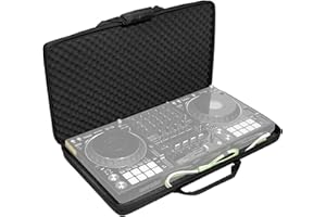 Sacoche DJ de Transport Noir Walkasse Eva Case DDJ-1000 - Etui antichoc pour contrôleur DJ Pioneer DDJ-1000. Super léger en EVA 7mm. Poignée et Bandoulière inclus. Dim: 750 x 410 x 110mm