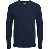 JACK &amp; JONES Knitted Sweater | Knit fit, Plain, Long Sleeve, Casual, Soft process at a maximum temperature of 40&deg;C