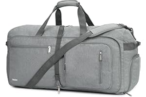 WANDF Bagaglio a mano per aereo, borsa da viaggio, piccolo bagaglio a mano, pieghevole, 55 x 40 x 20 cm, 45 x 36 x 20 cm, borsa sportiva, borsa da ospedale, borsa da weekend