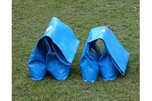 Callieway Agility Tunnel Stützsandsäcke (2er Pack) Standard - org (oceanblau)