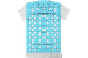 CLPA T-Shirt Ruler Guide for Vinyl Alignment and Accurate Placement Anywhere on The Shirt. an All-in-one t Shirt Ruler Guide for Heat Press Pressing Vinyl Graphics or an Embroidery Placement Guide
