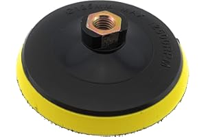 PRODIAMANT Assiette M14 pour ponceuse avec fermeture 125 mm crochet et boucle 125mm