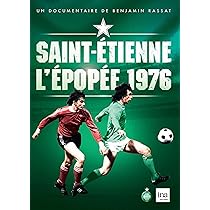Verre Collector ASSE Saint-Etienne Jean-Michel Larqué 1976 - Édition Limitée Vintage