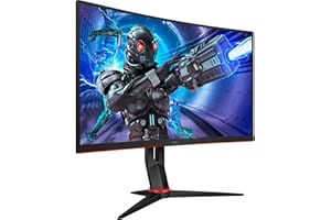 Aoc Gaming C27G2ZU/BK Monitor, Czarny/Czerwony, 27 Cali