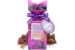 ‎MONTY BOJANGLES Monty Bojangles Choccy Scoffy (150g) - Luxuriöse Pralinen mit Kakaotrüffel in einer Geschenkpackung mit eleganter Schleife und personalisierter Grußkarte - das perfekte Schokoladengeschenk.