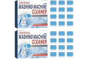 ZNNHNN Waschmaschinenreiniger Extra Stark 24 Tabs, Waschmaschinen Reiniger, Washing Machine Cleaner, Waschmaschinen Entkalker Waschmaschine Reinigung, Maschinenreiniger Waschmaschine Reiniger, Körperpflege