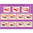 Quick Eyeliner Stickies - Set completo di stencil per eyeliner, per un trucco veloce, 80 pezzi, DE3, 50 g
