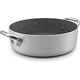 Pentole Agnelli ALSA106GPI32 Linea Shark Skin Induzione, Casseruola Bassa, Antiaderente, con 2 Manici in Acciaio Inossidabile