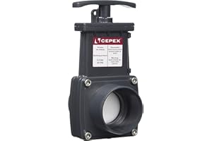 Cepex PVC Zugschieber, 50 mm, grau, 16 x 8 x 9 cm, SB023