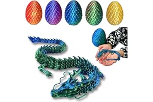 AYAAFA 3D Egg Fidget Toy, Beast Crystal Egg, Flexible Joints Home Decor Executive Desk Toys, Articulated Beast