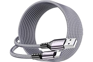 Txtcu Extra lang USB C Kabel 5M, USB C ladekabel Nylon Typ C Kabel PS5 Controller ladekabel für Samsung Galaxy /S21/S20/S10,Note 10 9 8,A52s A50,Playstation 5,Xbox,Switch,Huawei P30,Xiaomi,Sony Xperia