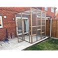 Catio House Cat Leanto with ladders, shelves 1" x 1" x 8ft
