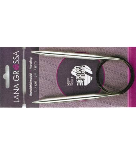 Lana Grossa Rundstricknadel Bambus | aus japanischem Premium-Bambus | glatt  & robust | perfekt geformte Spitzen | angenehm in der Hand | fr jedes Garn  & alle Projekte | 80/9,0 : Amazon.de: Kche, Haushalt & Wohnen
