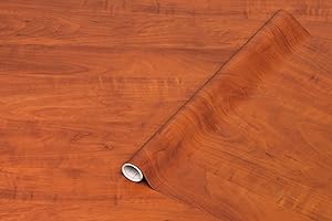 ‎D-C-FIX d-c-fix Folia samoprzylepna Calvados o wyglądzie drewna, wodoszczelna, realistyczna dekoracja mebli, stołu, szafy, drzwi, frontów kuchennych, folia dekoracyjna, tapeta 45 cm x 2 m