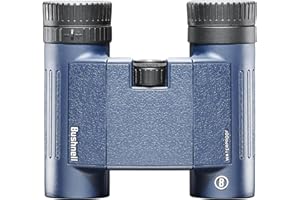 Bushnell - H2O 2 - Prismáticos - 8x25 - Prisma de Techo - Azul Oscuro - Completamente Multicoated - Impermeable/Niebla - Oculares giratorios - Deportes acuáticos - Náutica - 138005R