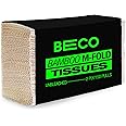 Beco Bamboo Multi-Fold Tissue Papers, 150 Pulls, 32 GSM, 100% Natural, Unbleached and Eco Friendly
