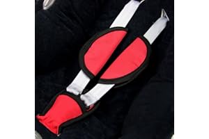 BAMBINIWELT 3tlg. SET Gurtpolster + Schrittpolster für Maxi-Cosi Babyschalen Gruppe 0 - ROT -