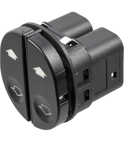 Interruttore Alzacristallo Elettrico Magneti Marelli (000050983010) - Ricambio Auto Originale Nero - 5