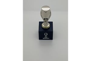 AM BALL COM UEFA Supercup Coupe réplique 45mm en 3D sur socle en bois