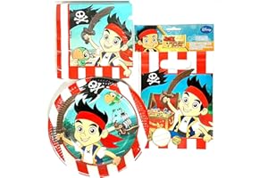 Blue Frog Toys Jake and The Neverland Pirates Party pack for 30 People