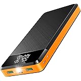 Power Bank 26800mAh, Caricatore Portatile con 5 Porte, 2 USB con QC 3.0 PD18W e USB C, Display Digitale LED e Torcia, Carica 