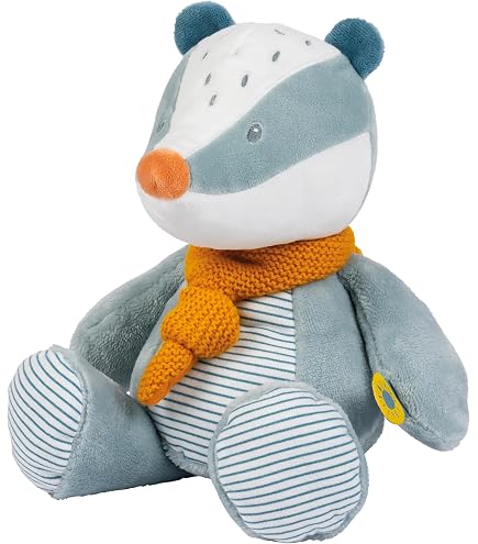 Doudou Renard Flo Vert Menthe - Doudou Câlin 40cm Pour Nouveau-Nés - Lavable Machine