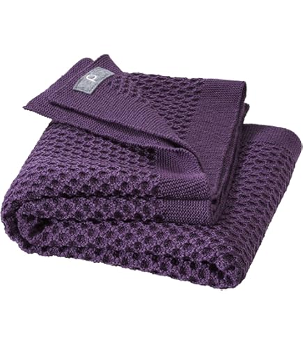 Disana Manta De Panal De Abeja, 100% Lana Merino Orgánica GOTS, IVN Best | Manta Suave Con Patrón De Panal | Recién Nacido Bebé Niño Niño Unisex