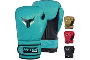 Mytra Fusion Guantoni da boxe per bambini per allenamento, kickboxing, sacco da boxe, Muay Thai, MMA, combattimento e combattimento, perfetti per ragazzi e ragazze