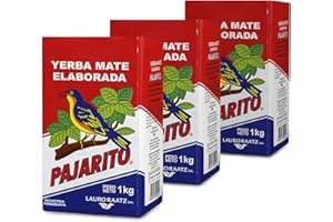 YERBEE Pajarito Yerba Maté Traditionnel 3 kg (3x1kg) - Maté de Paraguay | Boisson détoxifiante et énergisante