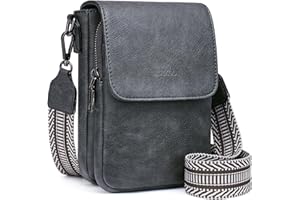 MUIIKOLA Small Phone Shoulder Bag，PU Leather Women's Cross body Bags Handbag with Card Slots, with Adjustable Wide Strap，Versatile Crossbody Bags for Women with Multiple Pockets