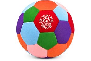 Le House Ball - Den ursprungliga inomhusfotbollen, mjuk och säker, storlek 4 - Designad för spel hemma och i trädgården - Den perfekta gåvan för fotbollsfans - Perfekt boll för barn