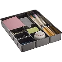 Officemate Schreibtisch-Schublade, 21322, 7 Fächer, schwarz