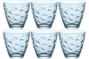 Bormioli Rocco: Flora Azzurro - Set di 6 bicchieri azzurri