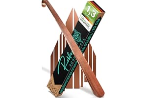‎ROBFOX Robfox 70cm Schuhlöffel I extra stabiler Schuhanzieher aus gebürstetem Stahl I lange Schuhanziehhilfe I Rückenschonender Schuh Löffel in Premium Qualität (Kupfer)