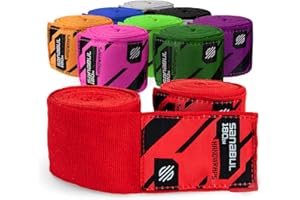 Sanabul 450 cm Professional Elastic Bandages for Boxing, Kickboxing, Muay Thai, MMA