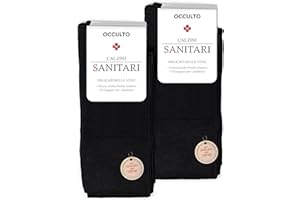 Occulto calzini uomo senza elastico senza cucitura pacco da 10 (modello: Goetz), calzini sanitari per diabetici
