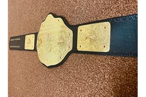 MAXAN Big Gold Belt Replica Championship Belt, Gold